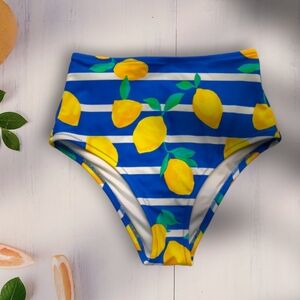 Aerie High wasted Lemon Bikini Bottoms